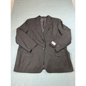 Lady Edwards Signature Collection Gray Blazer Jacket Plus Sz 28T Natural Stretch